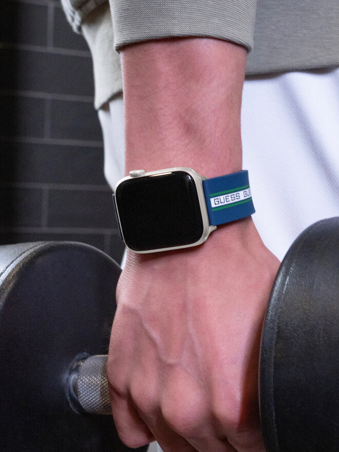 Guess Ανταλλακτικό Λουράκι για Smartwatch Guess CS3007S2 Σκούρο μπλε