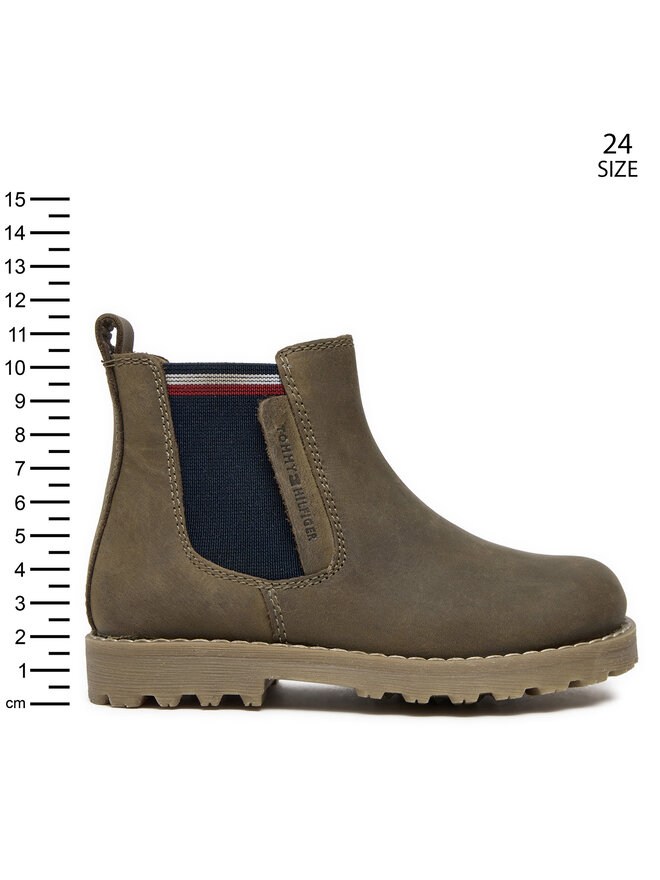 Tommy Hilfiger Μποτίνια Tommy Hilfiger T1X5-33700-0124 M Πράσινο