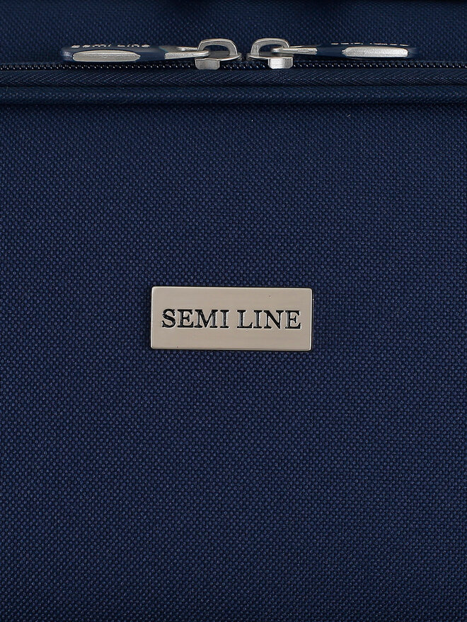 Semi Line Среден куфар Semi Line T5681-2 Тъмносин