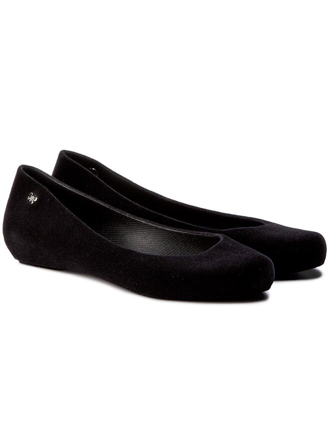 Zaxy Ballerinas Zaxy Pop Flocked Fem 82001 Schwarz