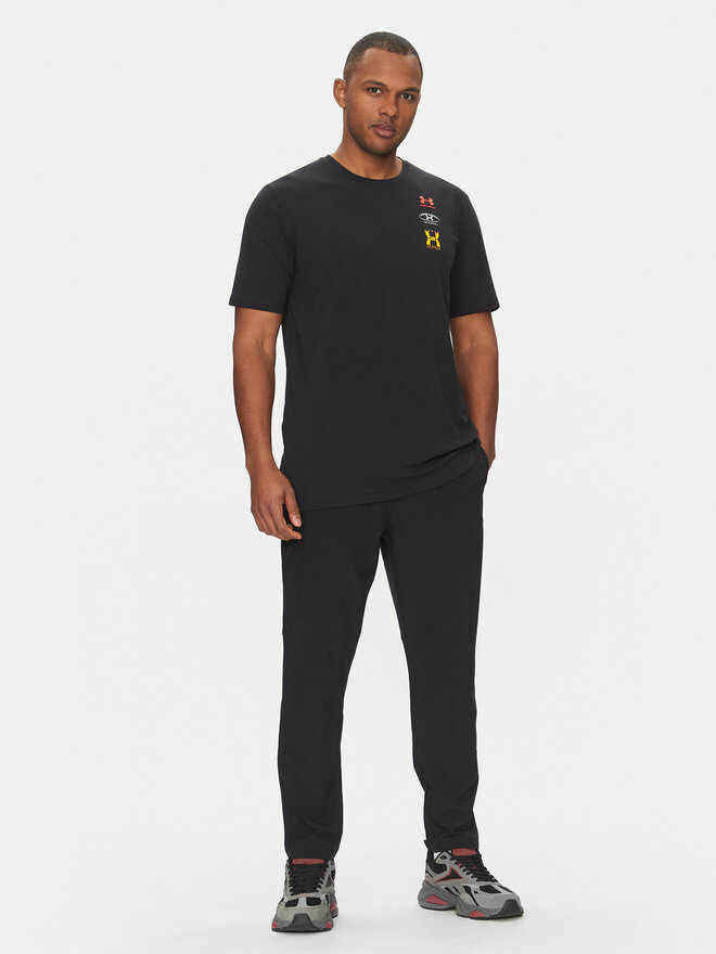 Under Armour Under Armour Marškinėliai EVOL Logo 1390165 Juoda Regular Fit