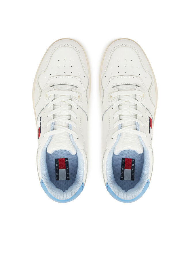 Tommy Jeans Sneakersy Tommy Jeans Tjw Retro Basket Ess EN0EN02505 Modrá