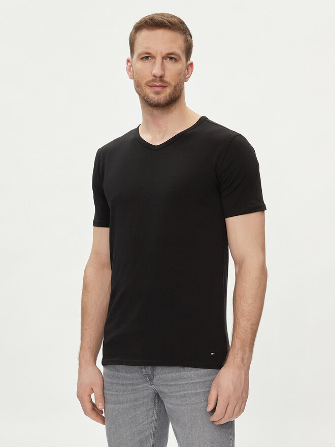 Tommy Hilfiger Tommy Hilfiger Pack de 3 camisetas UM0UM03137 Negro Regular Fit