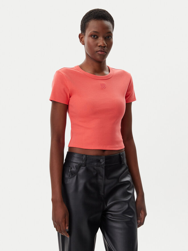 HUGO HUGO Футболка Delanor 50512000 Червоний Slim Fit