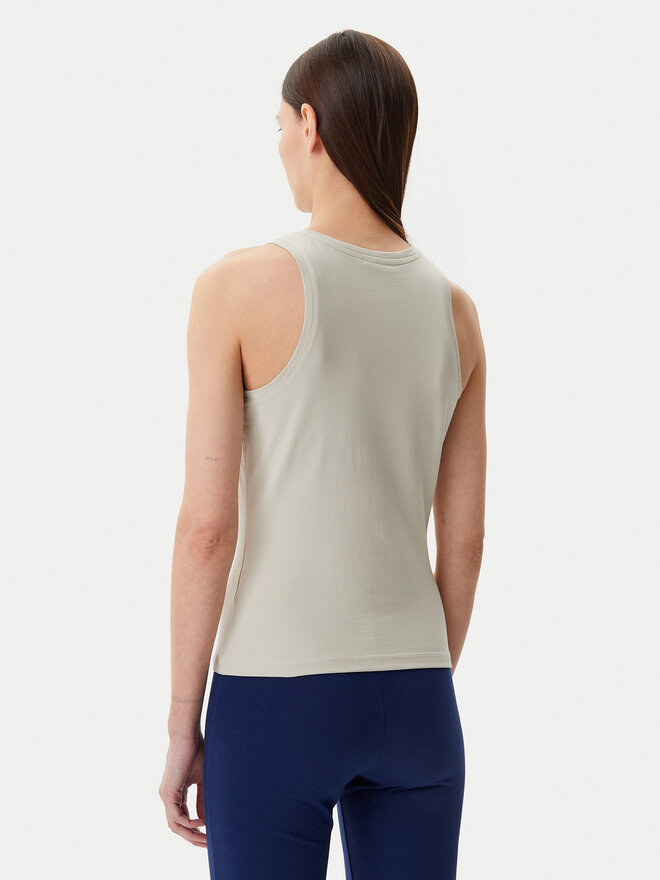 adidas adidas Top Essentials Linear JC5790 Bež Slim Fit