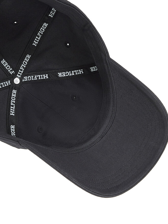 Tommy Hilfiger Cap Tommy Hilfiger Th Monotype Soft 6 Panel Cap AM0AM13165 Schwarz