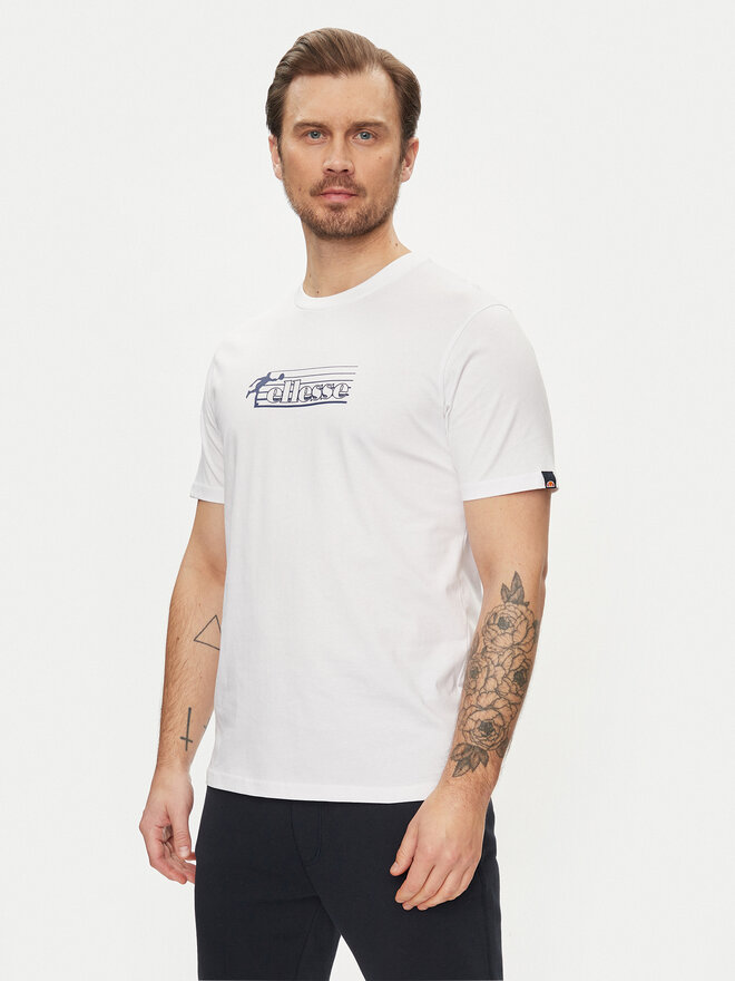 Ellesse Ellesse Camiseta Compellioni SHV20123 Blanco Regular Fit