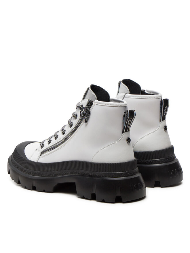 KARL LAGERFELD Schnürstiefeletten KARL LAGERFELD Trekka KL43536 Weiß