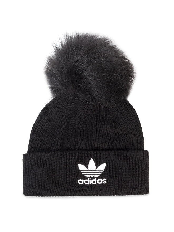 adidas Mütze adidas W Fur Pom Beani ED4723 Schwarz