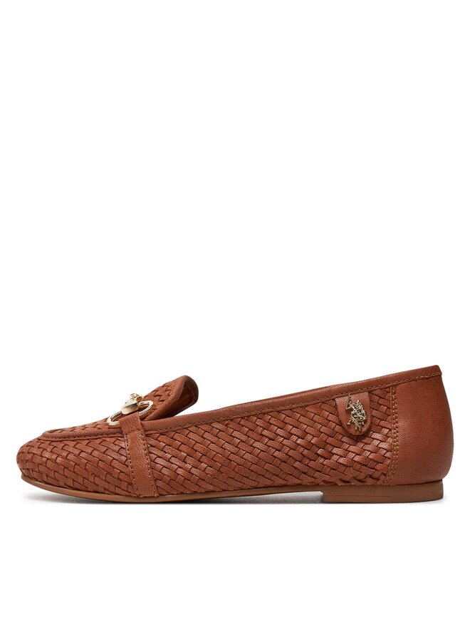 U.S. Polo Assn. Mokasyny U.S. Polo Assn. Chery001 Lth Brązowy