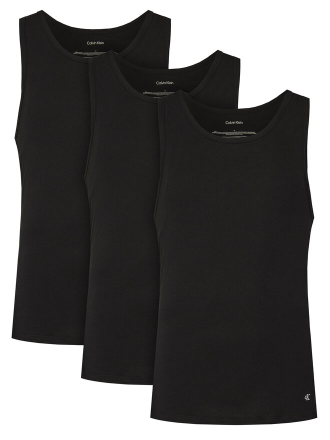 Calvin Klein Underwear Calvin Klein Underwear Komplet tank topov﻿ Tank 3Pk LV00NB4184 Črna Slim Fit