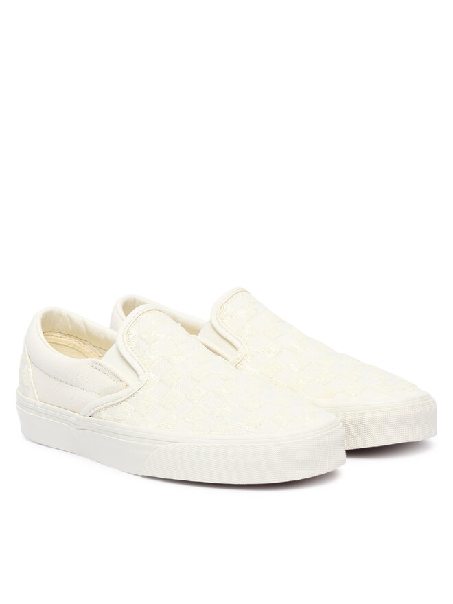 Vans Sneakers aus Stoff Vans Classic Slip-On VN000D6YC131 Creme
