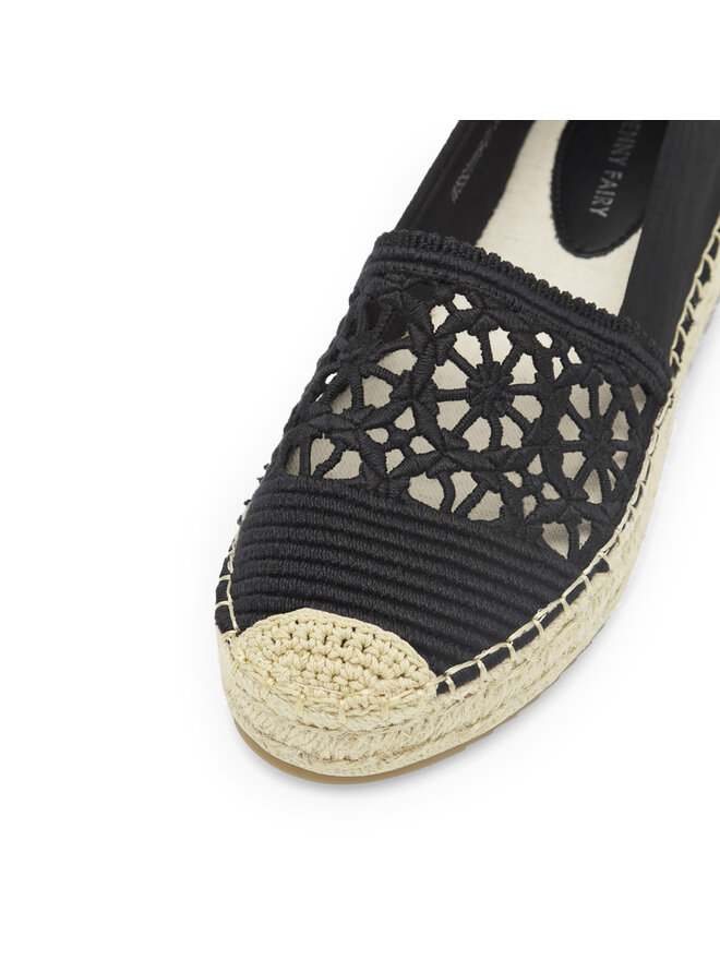 Jenny Fairy Espadryle Jenny Fairy WSS21119-01 Czarny