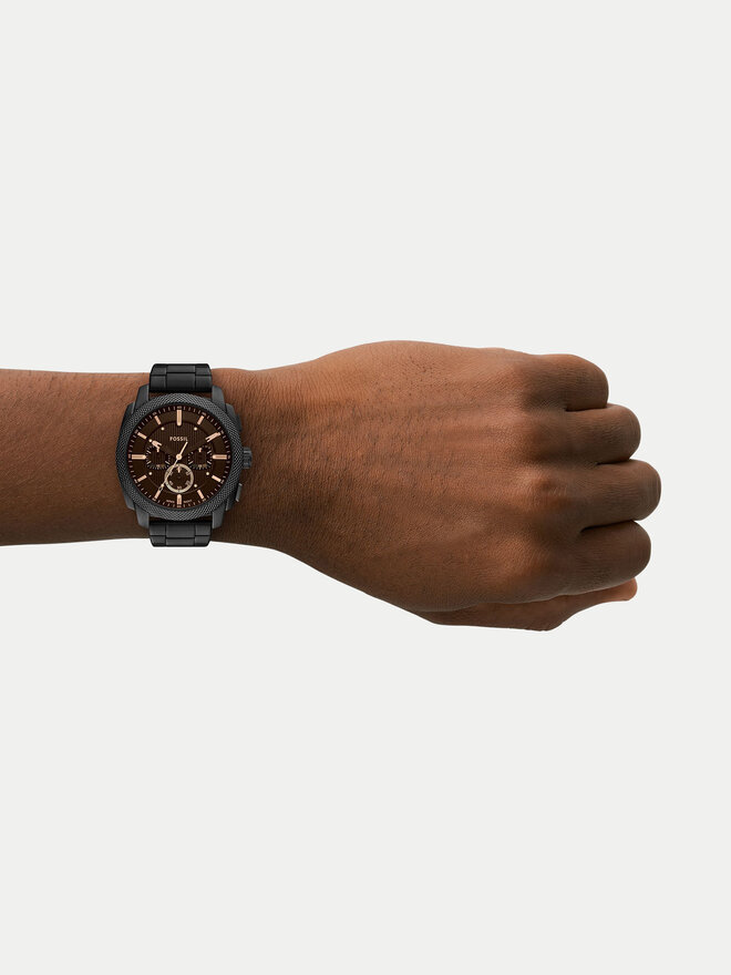 Fossil Laikrodis Fossil Machine Chronograph FS6097 Juoda