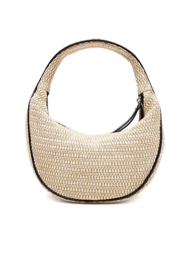 Calvin Klein Soma Calvin Klein Pinched Raffia Medium Shoulder B LV04F3079G Bēšs