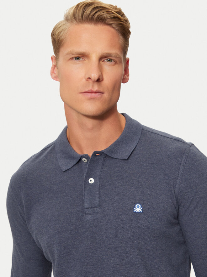United Colors Of Benetton United Colors Of Benetton Pólóing 3088U3025 Sötétkék Regular Fit