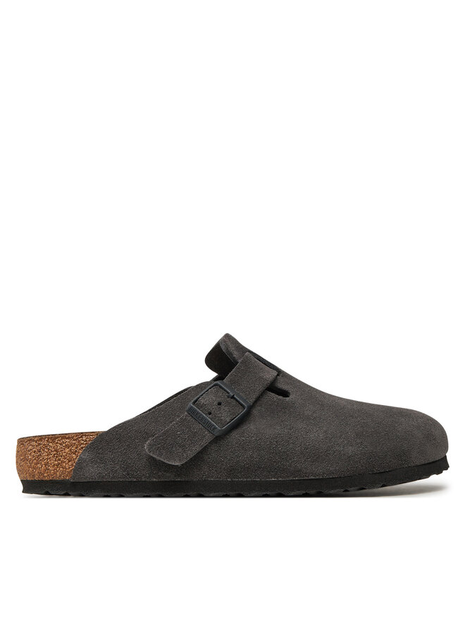 Birkenstock Iešļūcenes Birkenstock Boston zamsz 1028602 Pelēks