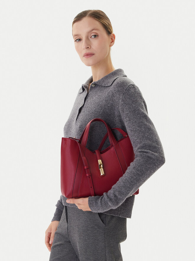 Furla Torebka Furla Goccia Shopper Bag S WB01789 BX3353 KH CGQ00 Czerwony