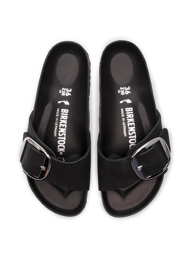 Birkenstock Шльопанці Birkenstock Madrid Big Buckle 1006523 Чорний