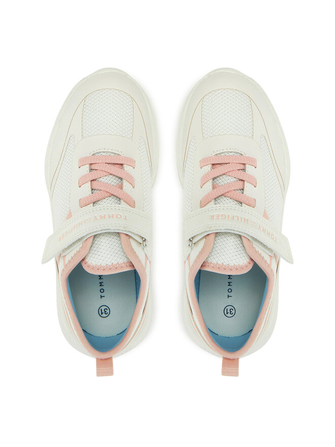 Tommy Hilfiger Snīkeri Tommy Hilfiger 33755-1697A704 S Balts