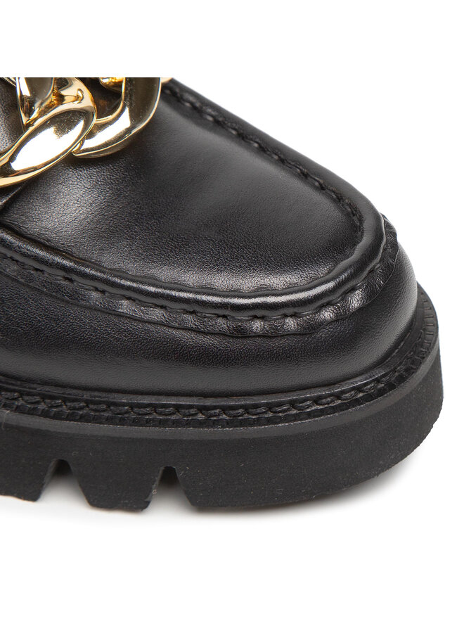 CAFèNOIR Loafersy CAFèNOIR C1XR1004 Czarny