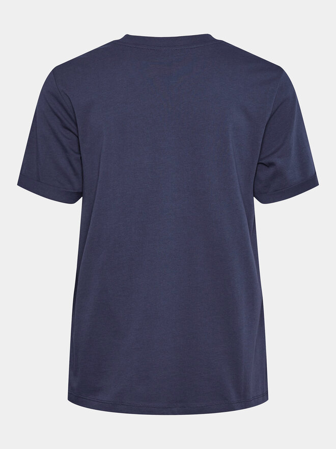 Pieces Pieces T-Shirt Ria 17086970 Σκούρο μπλε Regular Fit