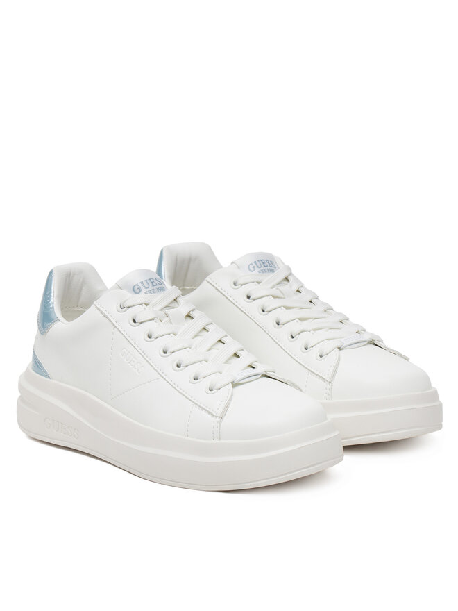 Guess Сникърси Guess FLJBIN LEA12 Бял