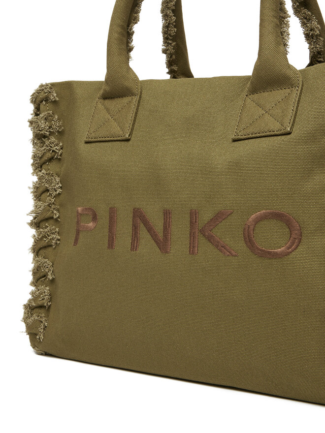 PINKO Taška PINKO Beach Shopping PE 24 PLTT 100782 A1WQ Zelená