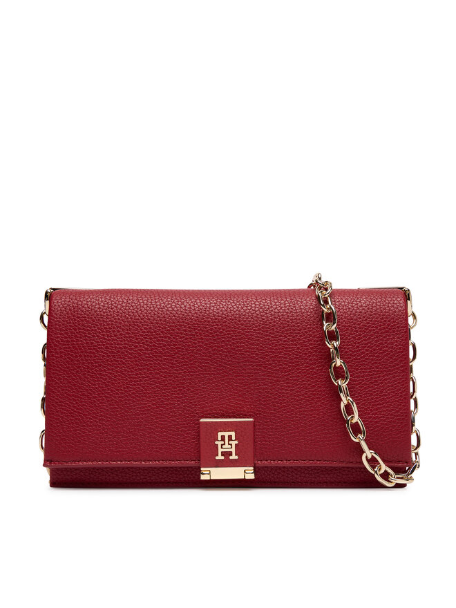 Tommy Hilfiger Handtasche Tommy Hilfiger Th Her Chain AW0AW17403 Rot