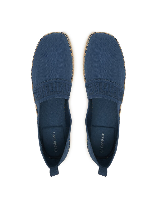 Calvin Klein Espadrilles Calvin Klein Oblique Espadrille Webbing HW0HW02934 Blau