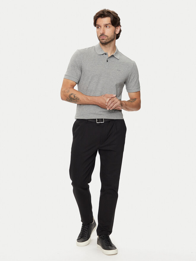 BOSS Boss Poloshirt Pallas 50468362 Grau Regular Fit