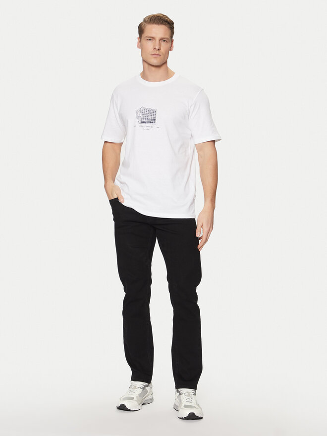 Jack&Jones Jack&Jones Marškinėliai Boston 12273400 Balta Relaxed Fit