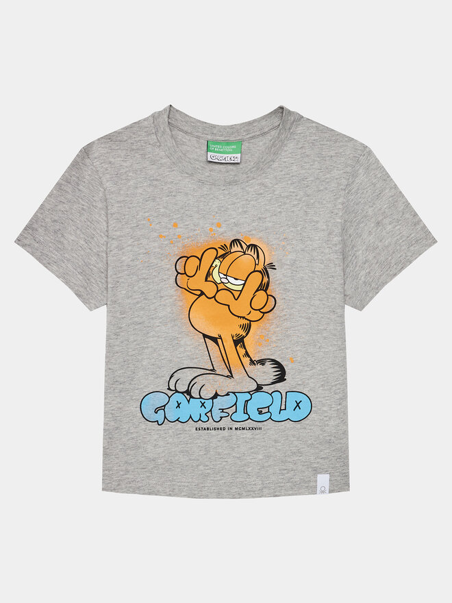 United Colors Of Benetton United Colors Of Benetton Футболка 3096G10G5 Сірий Regular Fit
