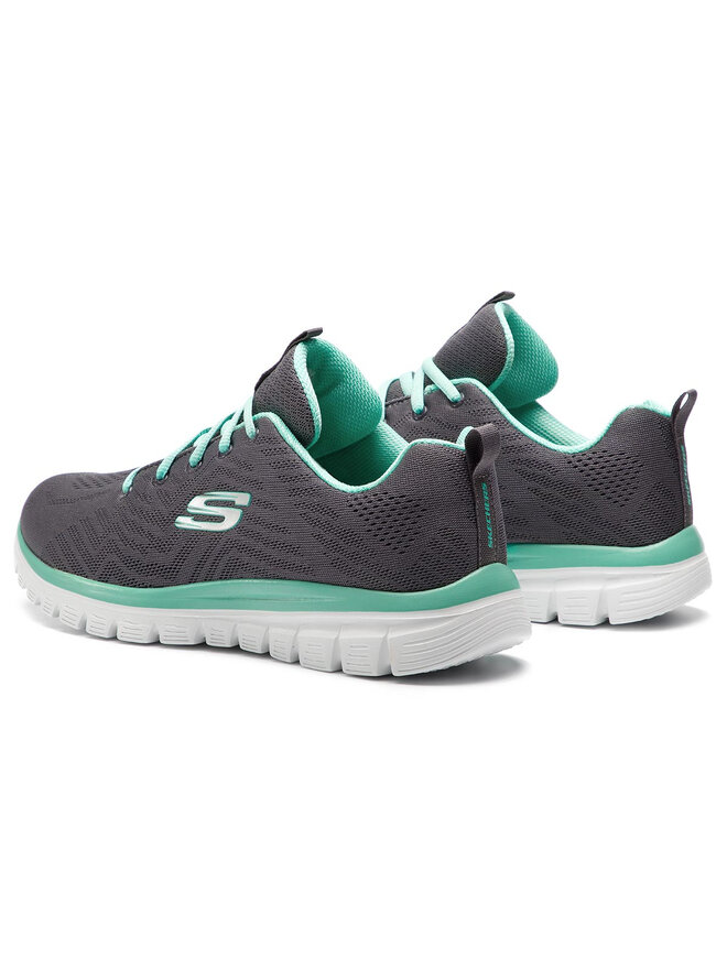 Skechers Sneakersy Skechers Get Connected 12615/CCGR Šedá
