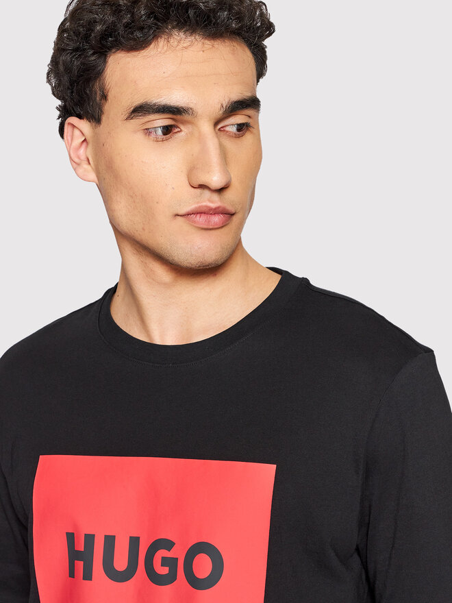 HUGO HUGO Camiseta Dulive222 50467952 Negro Regular Fit