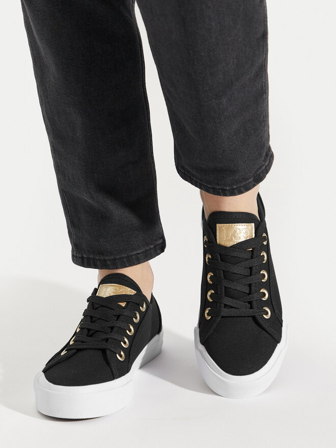 Lee Πάνινα παπούτσια Lee Ava C Women Low 50241019.25Y Μαύρο