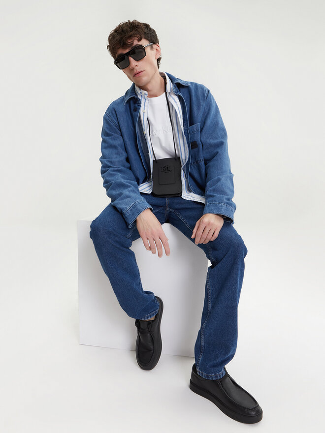 Calvin Klein Cipele Calvin Klein Hybrid Apron Lace Up Lth HM0HM01893 Crna