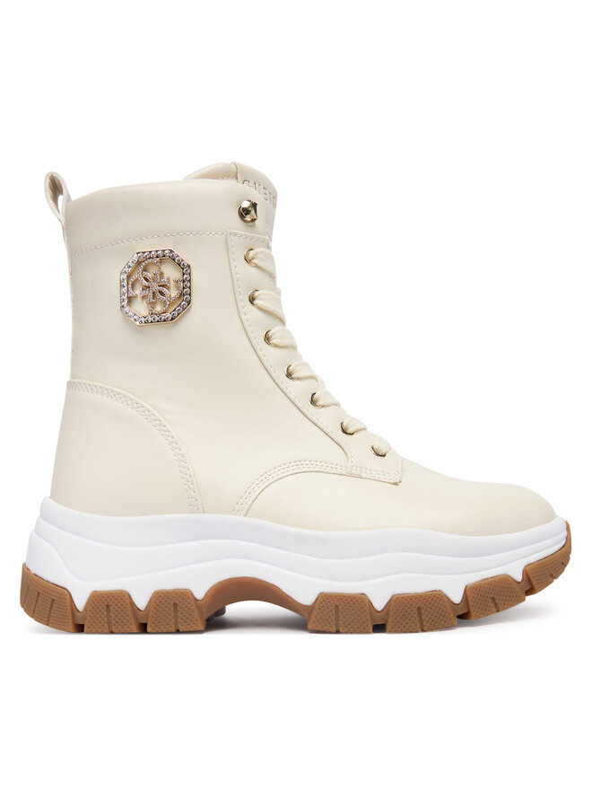 Guess Botines planos Guess FLFBNZ ELE12 Écru