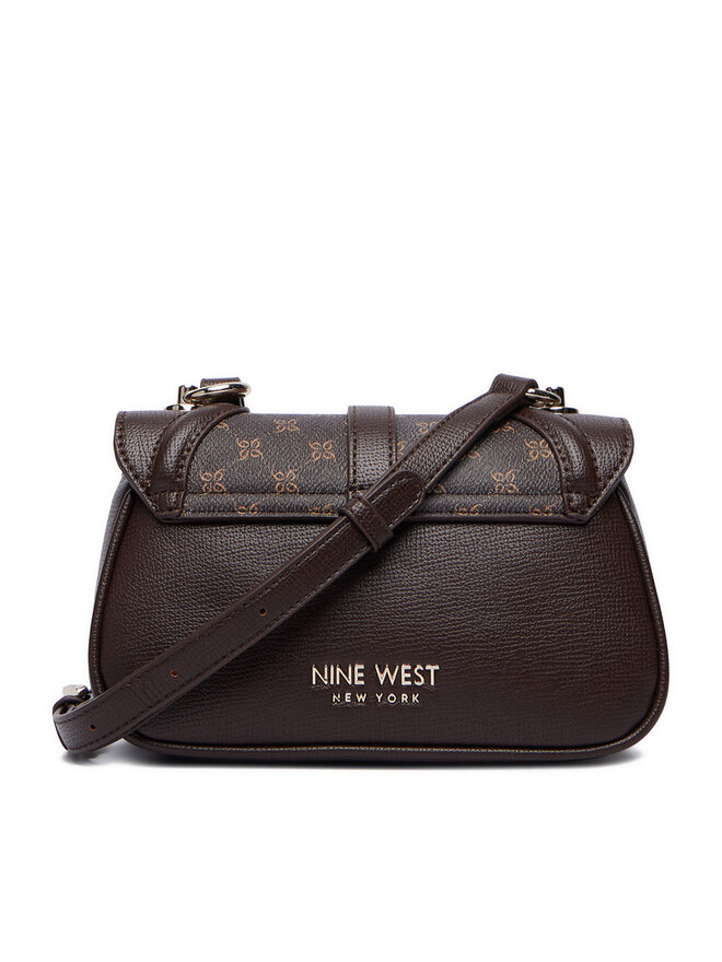 Nine West Handtasche Nine West CEO-SILK LINE-KY500 Dunkelbraun