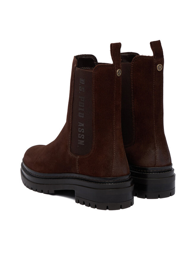 U.S. Polo Assn. Klassische Stiefeletten U.S. Polo Assn. CEO-VIZAG001W/ELE1 Braun