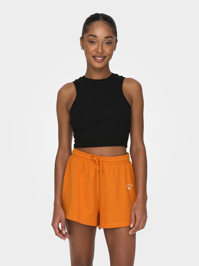 ONLY ONLY Τοπ Vilma 15282771 Μαύρο Slim Fit