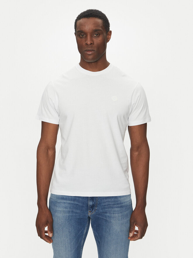 Save The Duck Save The Duck Camiseta DT1194M BESY20 Blanco Regular Fit