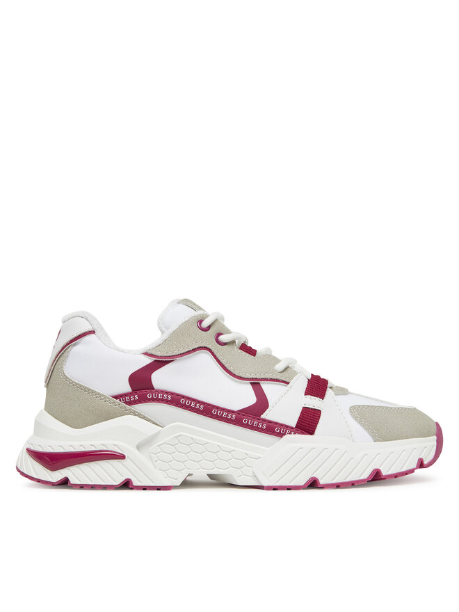 Guess Sneakersy Guess FLJCAR ELE12 Biały