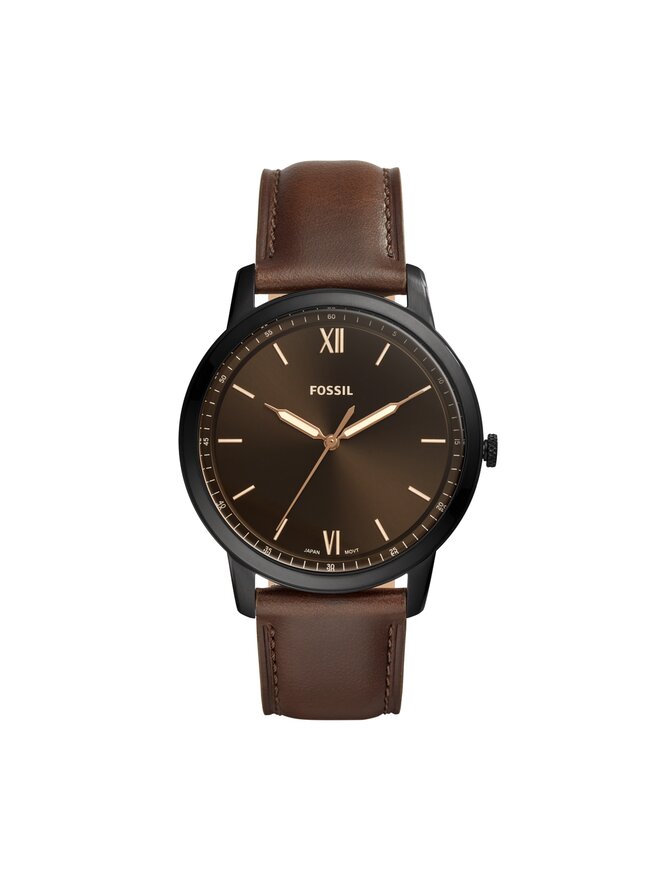 Fossil Uhr Fossil The Minimalist 3H FS5551 Braun