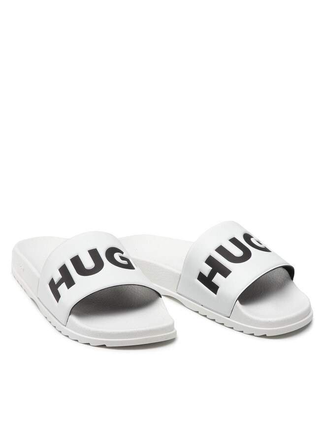 HUGO Şlapi Hugo Match 50471366 10224398 01 Alb