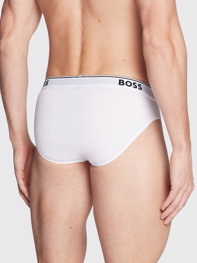 BOSS BOSS Pack de 3 slips Power 50475273 Blanco