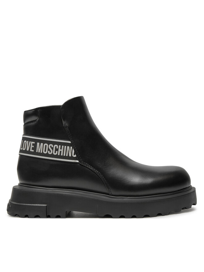 LOVE MOSCHINO Botki LOVE MOSCHINO JA21024G1LIA0000 Czarny