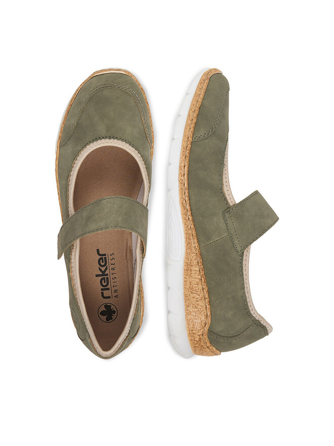 Rieker Halbschuhe Rieker N42B0-52 Grün