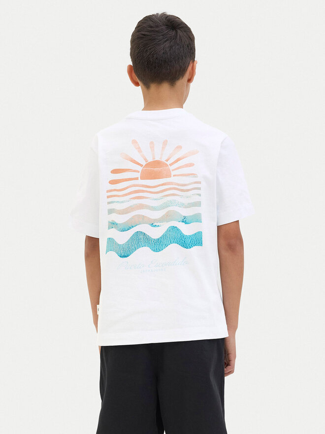 Jack&Jones Junior Jack&Jones Junior T-Shirt Canggu 12278649 Weiß Relaxed Fit