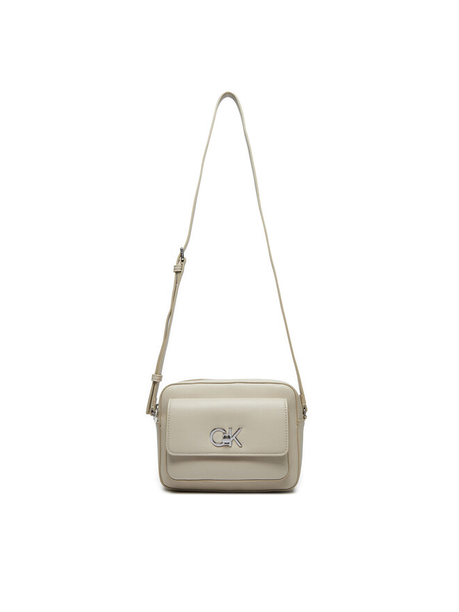 Calvin Klein Ročna torba Calvin Klein Re-Lock Camera K60K612538 Écru